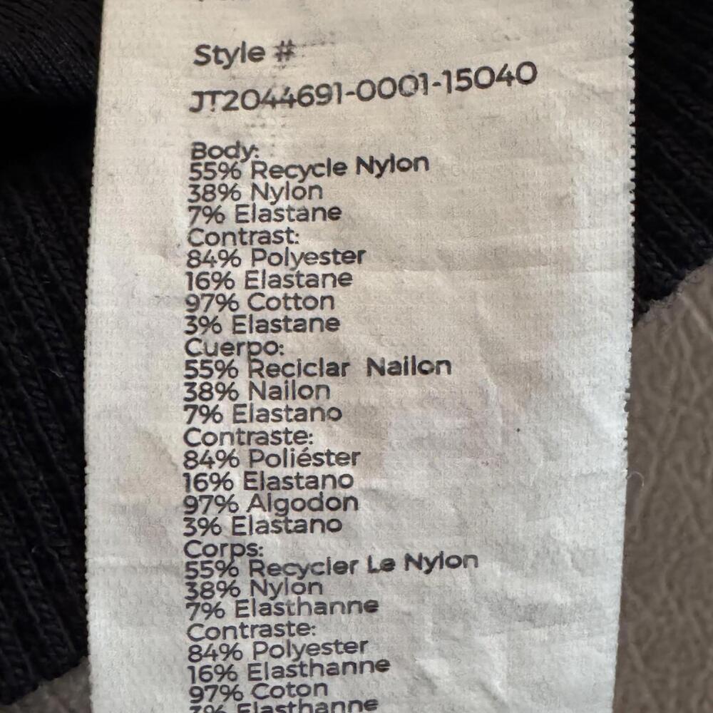 Fabletics Jacket Mens Large Blue Softshell Bomber… - image 4